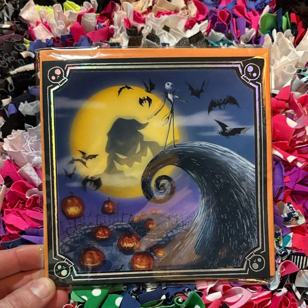 🆕American Greetings-Papyrus “Nightmare Before Christmas” Halloween Card